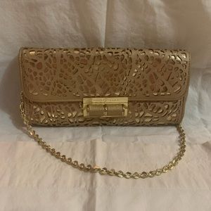 Ivanka Trump Gold Clutch Purse